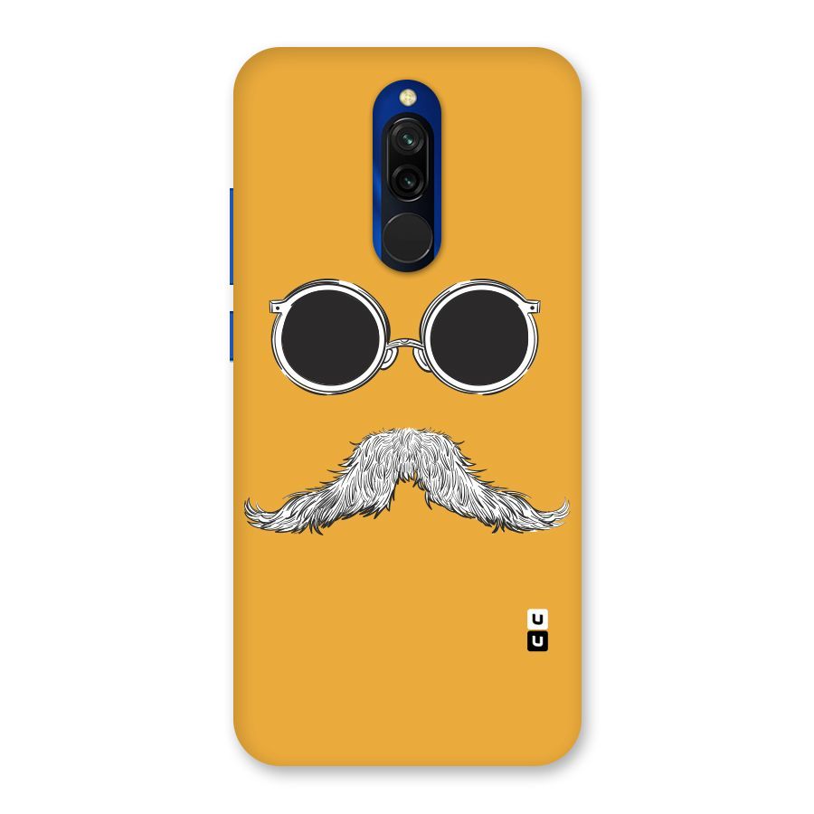 Sassy Mustache Back Case for Redmi 8