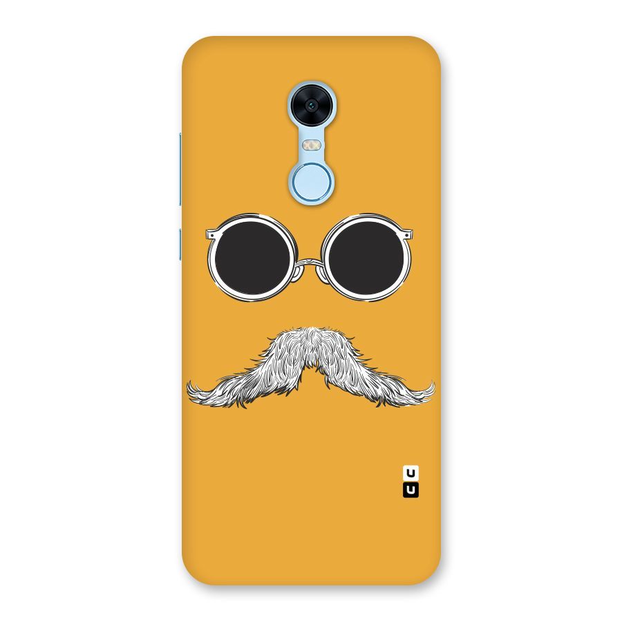 Sassy Mustache Back Case for Redmi Note 5