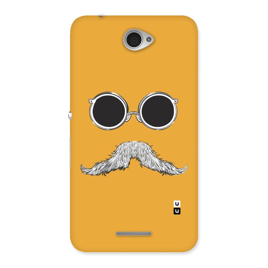 Sassy Mustache Back Case for Sony Xperia E4