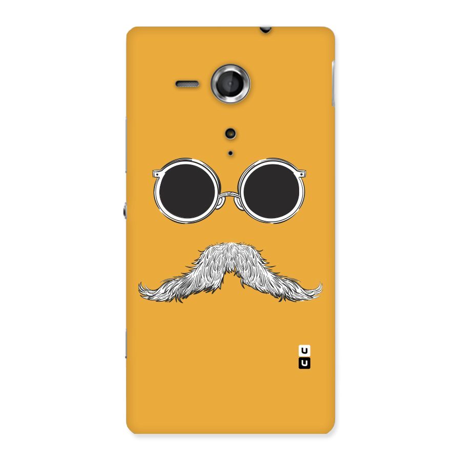 Sassy Mustache Back Case for Sony Xperia SP