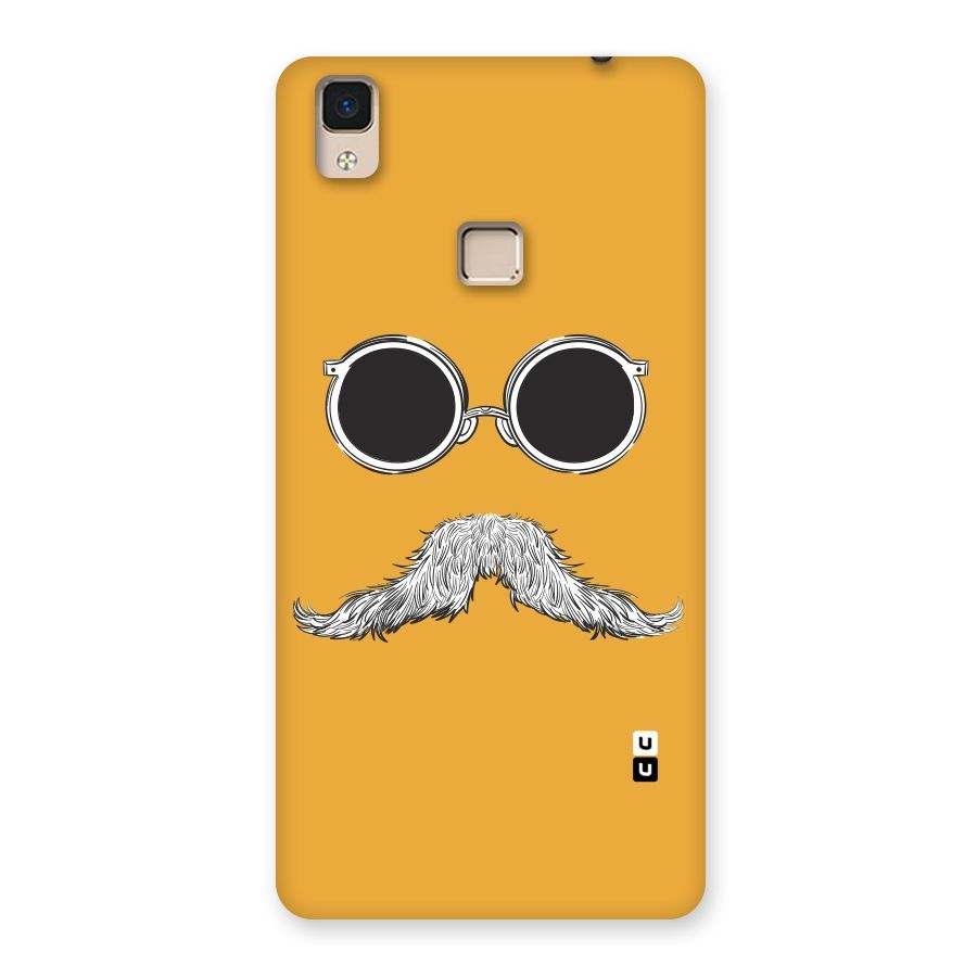 Sassy Mustache Back Case for V3 Max
