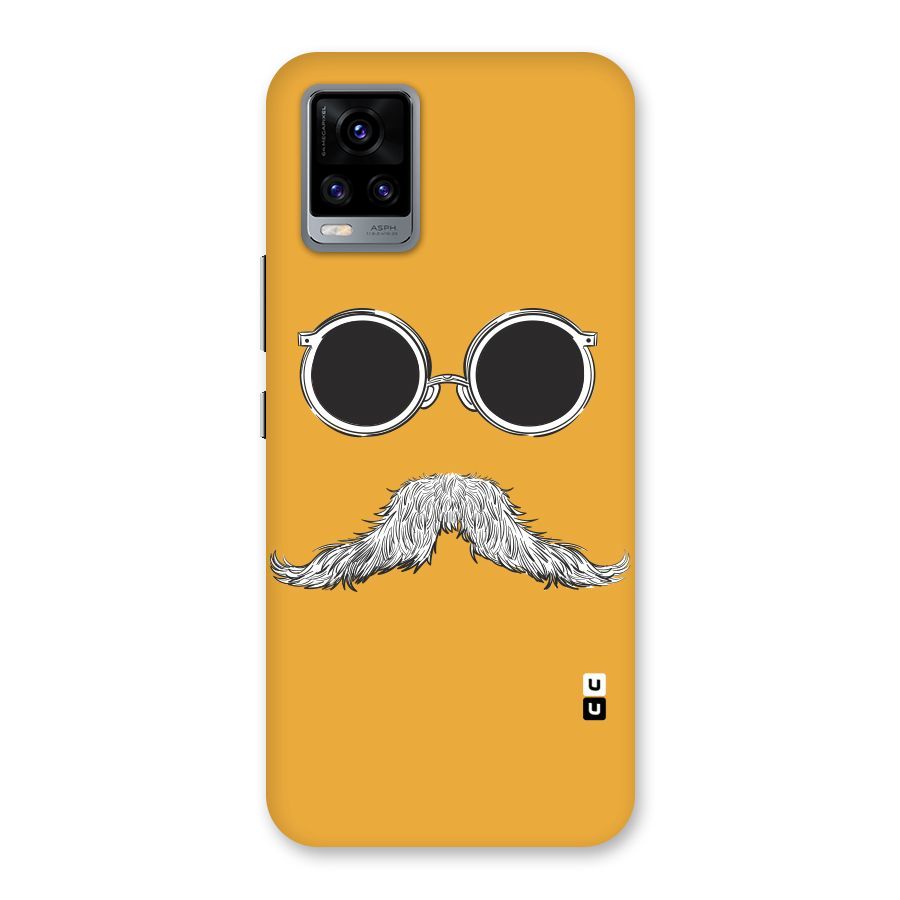 Sassy Mustache Back Case for Vivo V20