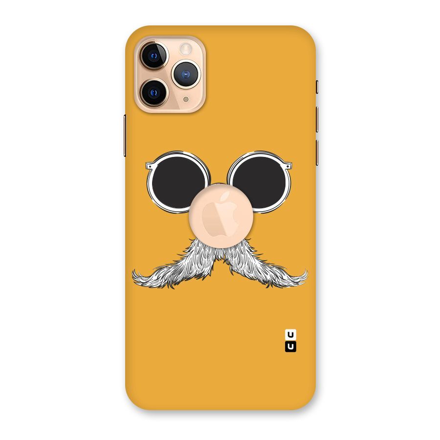 Sassy Mustache Back Case for iPhone 11 Pro Max Logo Cut