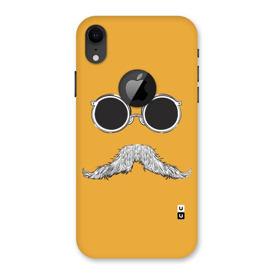 Sassy Mustache Back Case for iPhone XR Logo Cut