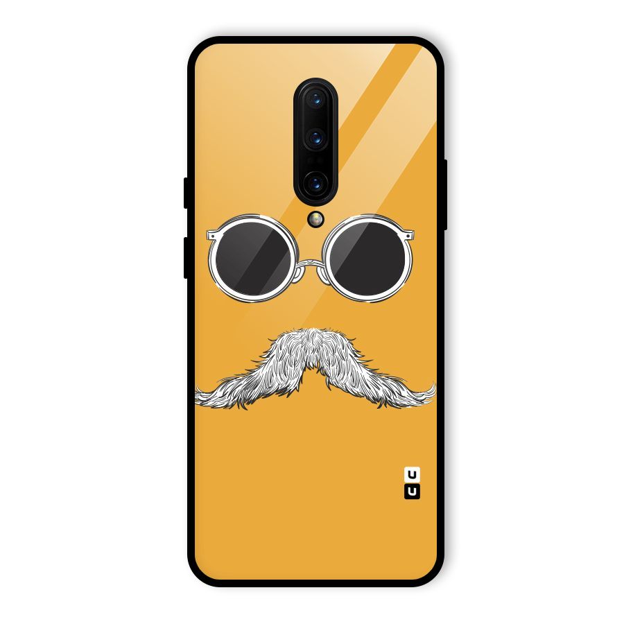 Sassy Mustache Glass Back Case for OnePlus 7 Pro