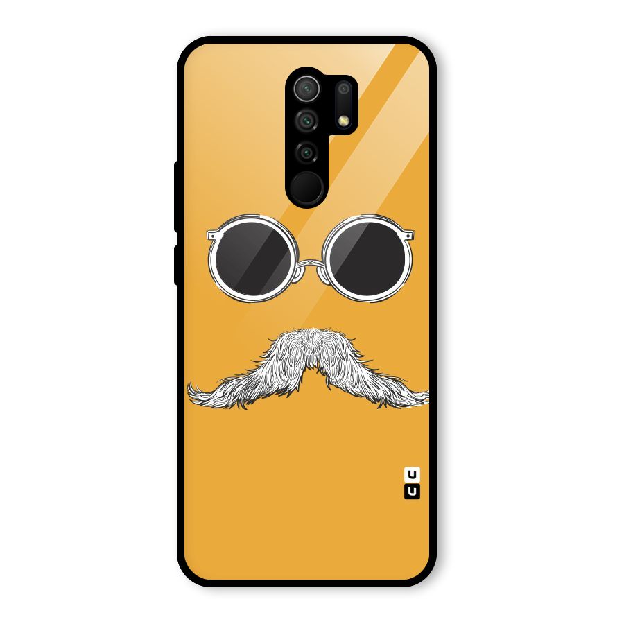 Sassy Mustache Glass Back Case for Poco M2