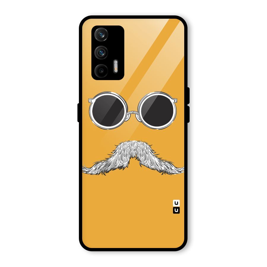 Sassy Mustache Glass Back Case for Realme GT 5G