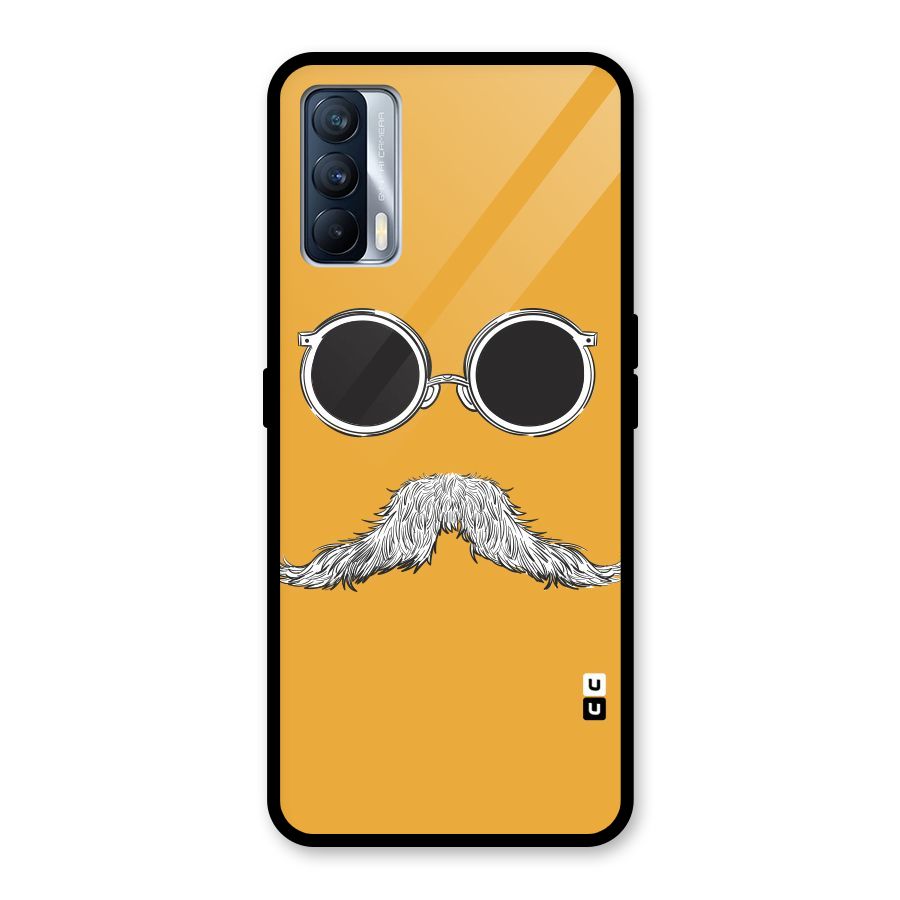 Sassy Mustache Glass Back Case for Realme X7