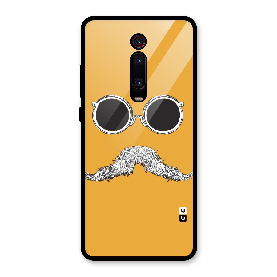 Sassy Mustache Glass Back Case for Redmi K20 Pro