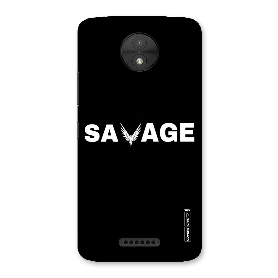 Savage Back Case for Moto C