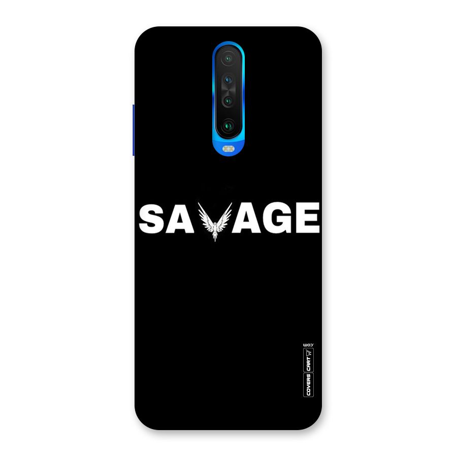 Savage Back Case for Poco X2