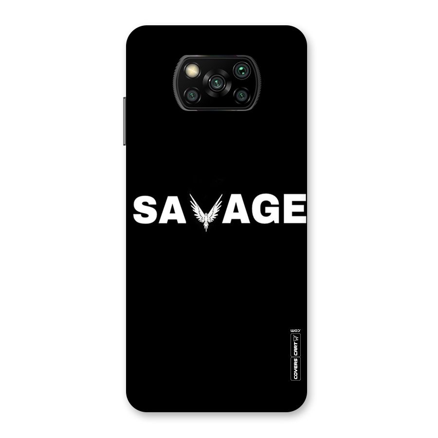 Savage Back Case for Poco X3