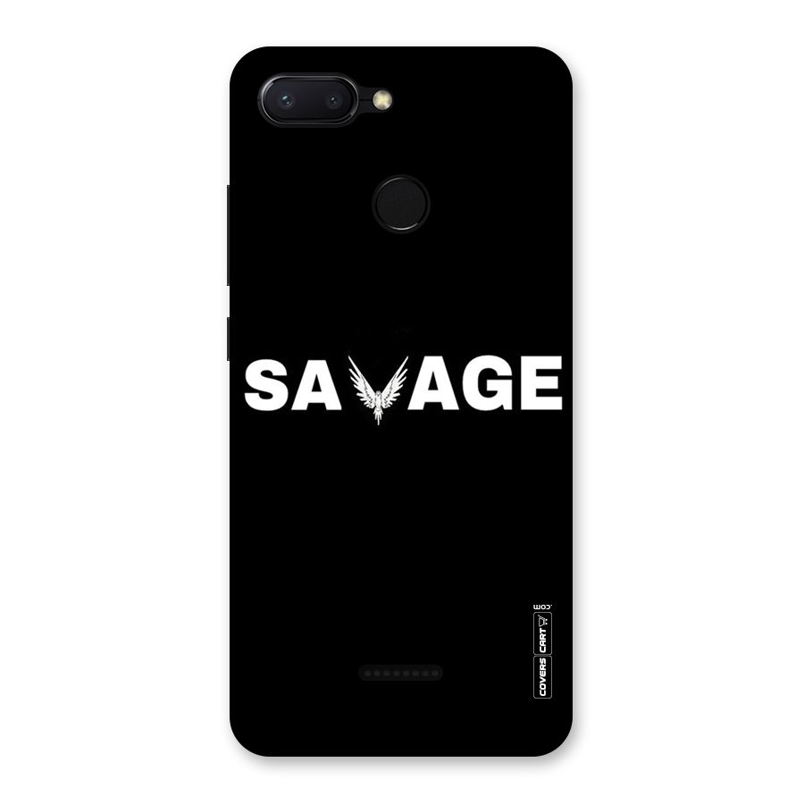 Savage Back Case for Redmi 6