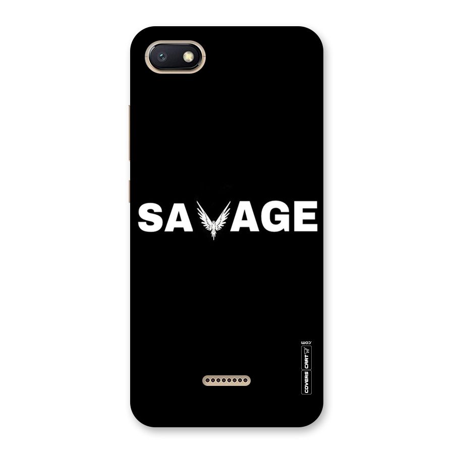Savage Back Case for Redmi 6A