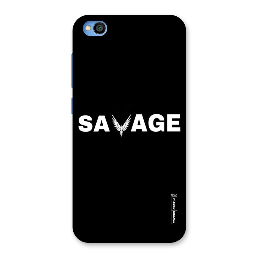 Savage Back Case for Redmi Go