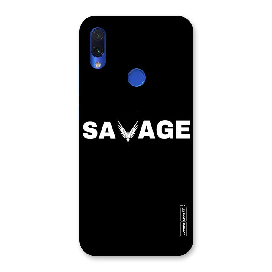 Savage Back Case for Redmi Note 7