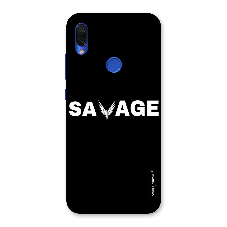 Savage Back Case for Redmi Note 7S