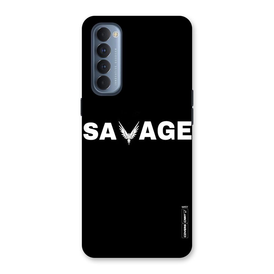 Savage Back Case for Reno4 Pro