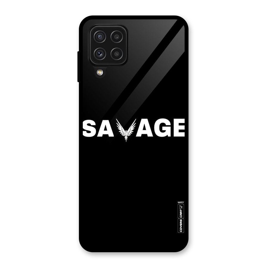 Savage Glass Back Case for Galaxy A22 4G