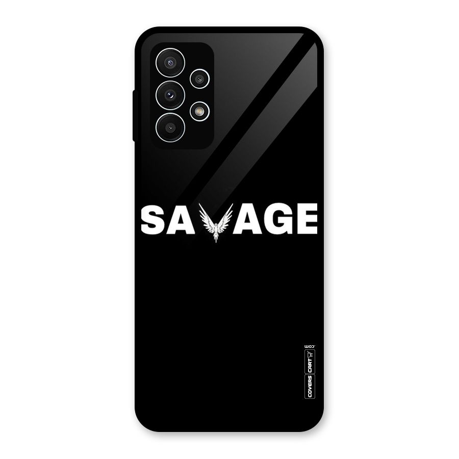 Savage Glass Back Case for Galaxy A23