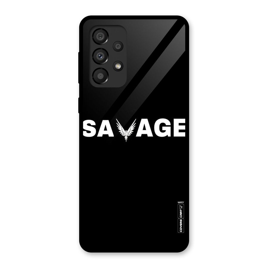 Savage Glass Back Case for Galaxy A33 5G