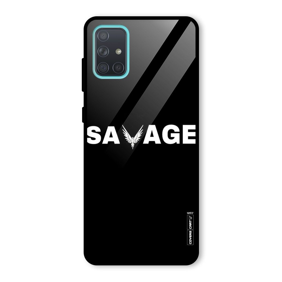 Savage Glass Back Case for Galaxy A71