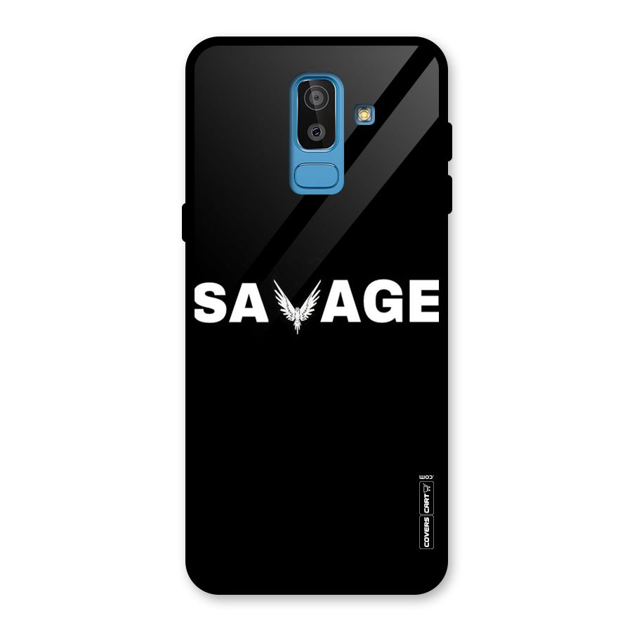 Savage Glass Back Case for Galaxy J8