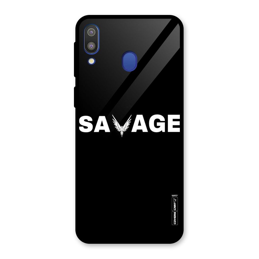 Savage Glass Back Case for Galaxy M20