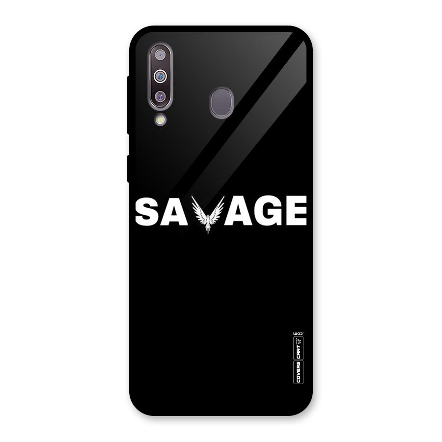 Savage Glass Back Case for Galaxy M30