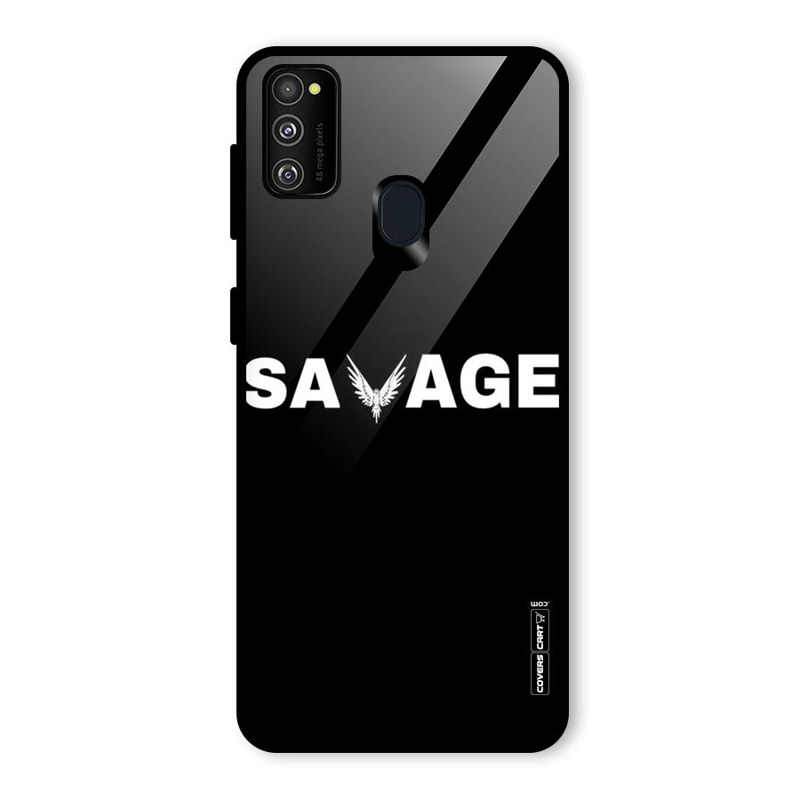 Savage Glass Back Case for Galaxy M30s