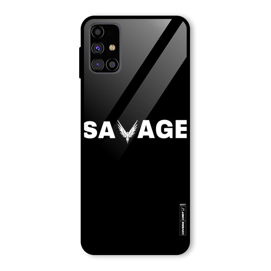 Savage Glass Back Case for Galaxy M31s