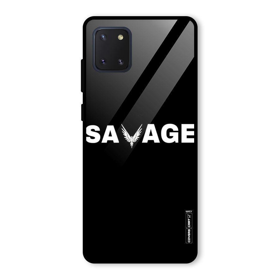Savage Glass Back Case for Galaxy Note 10 Lite