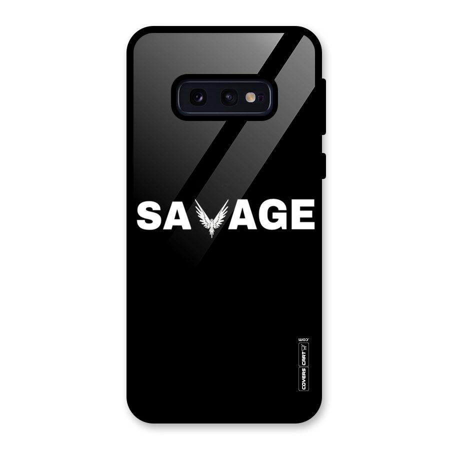 Savage Glass Back Case for Galaxy S10e