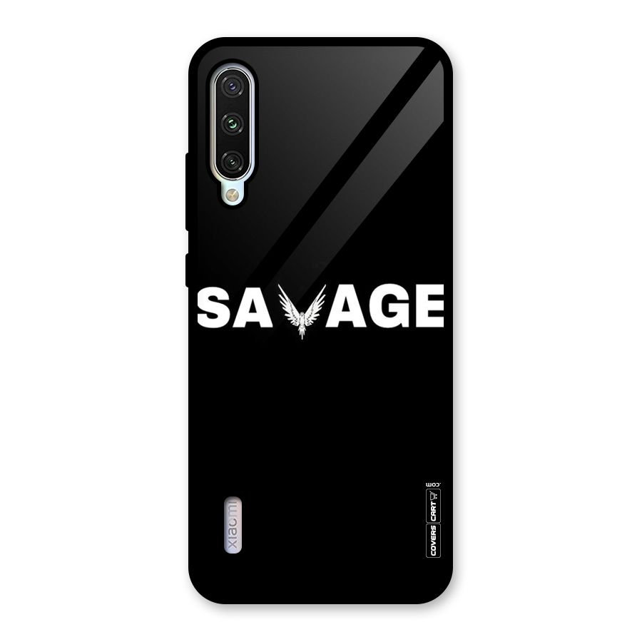 Savage Glass Back Case for Mi A3
