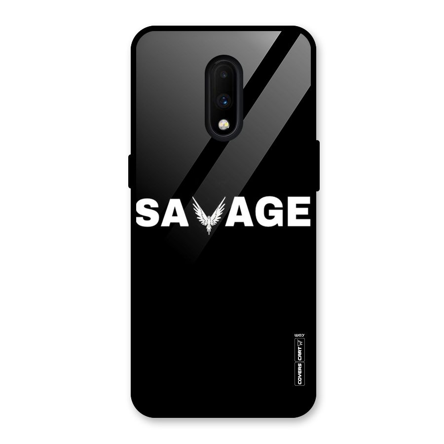 Savage Glass Back Case for OnePlus 7