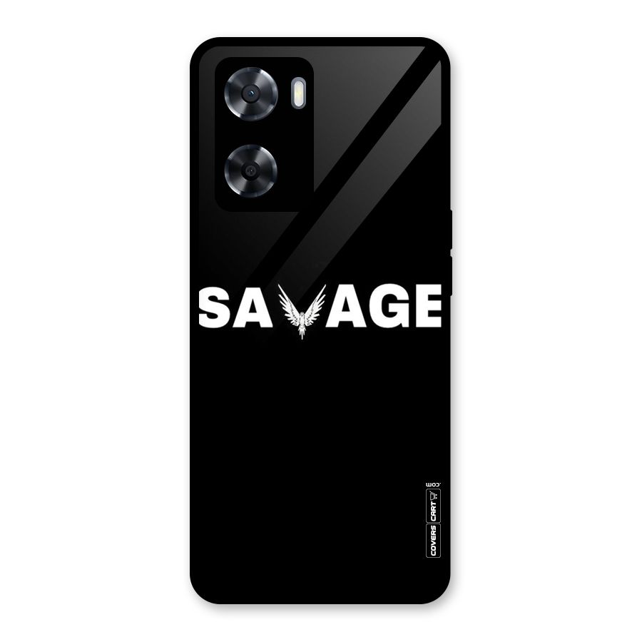 Savage Glass Back Case for Oppo A57 2022