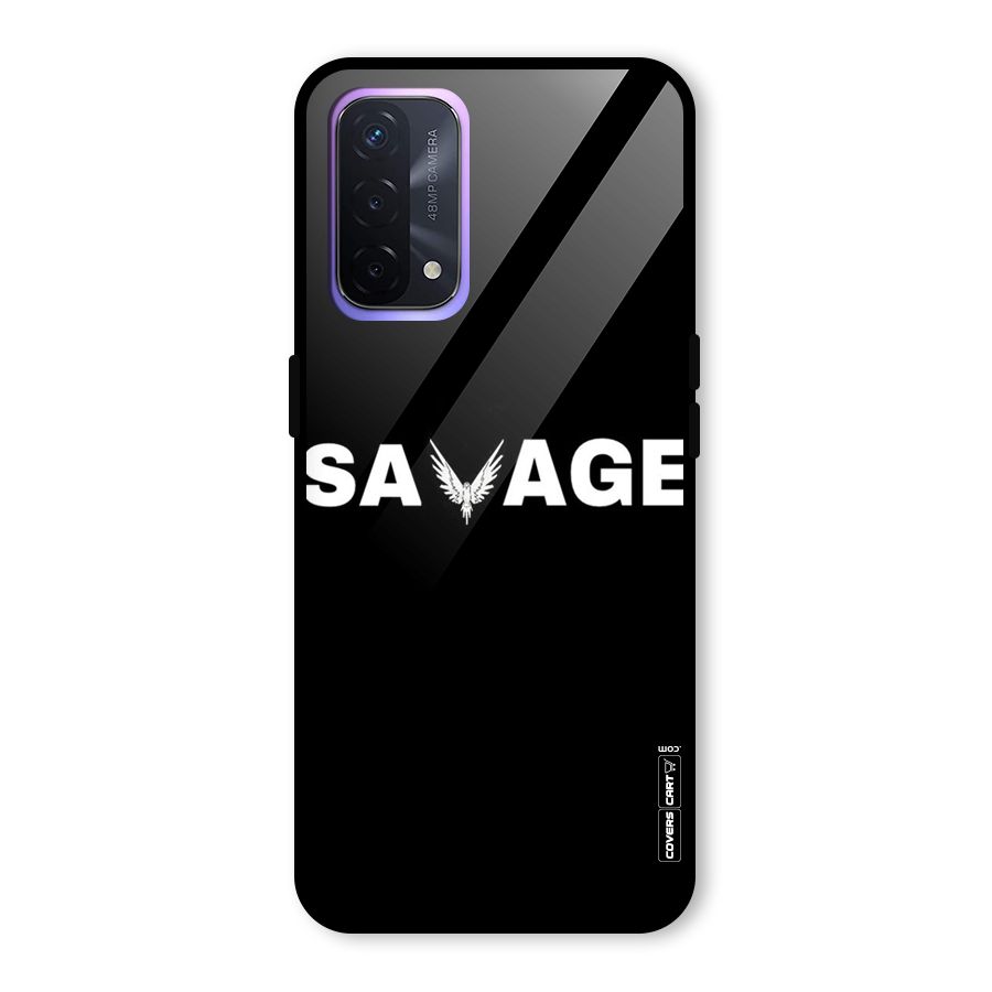 Savage Glass Back Case for Oppo A74 5G