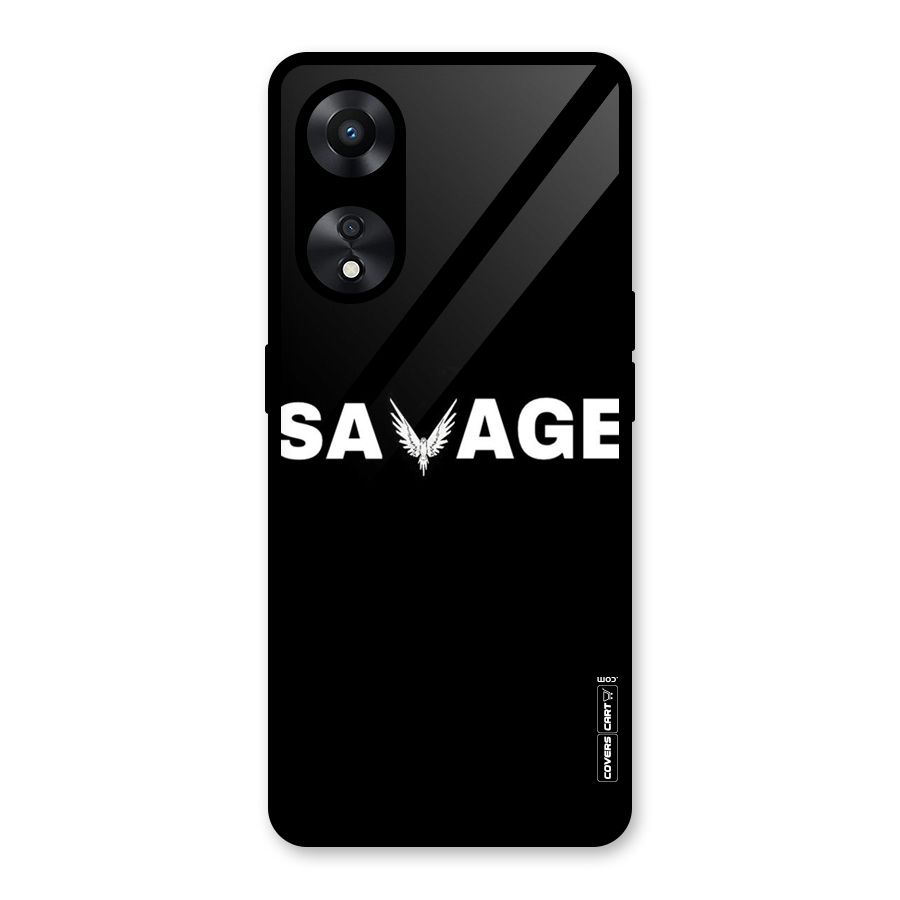 Savage Glass Back Case for Oppo A78