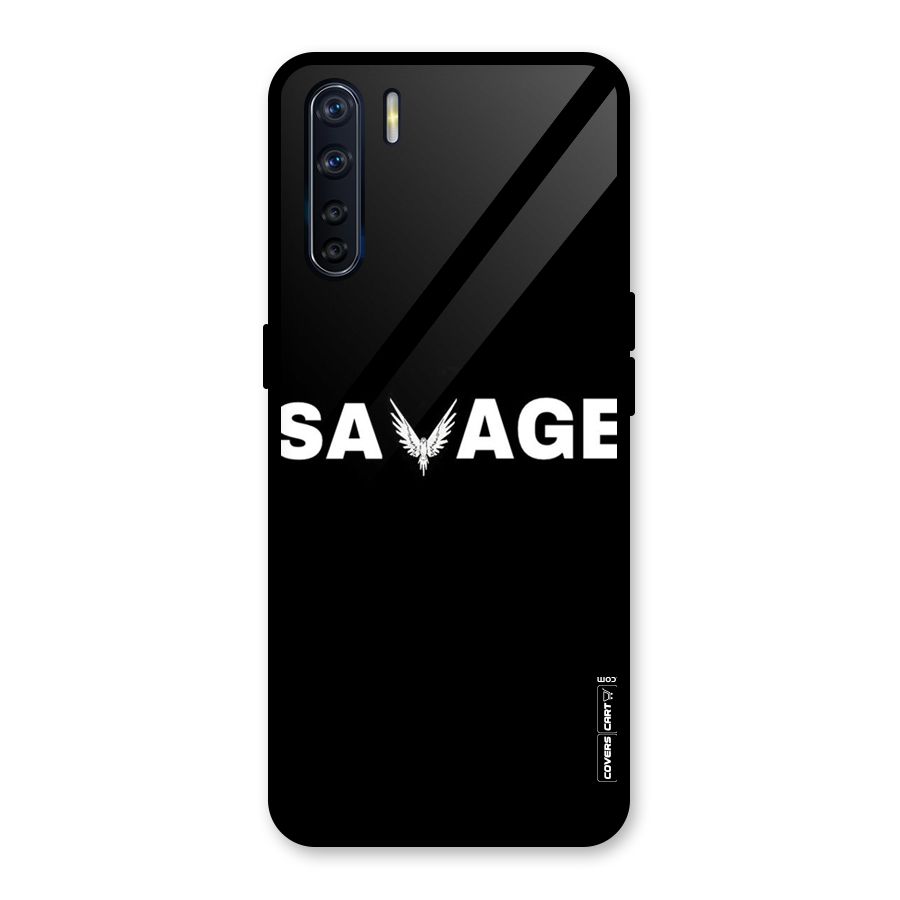Savage Glass Back Case for Oppo F15