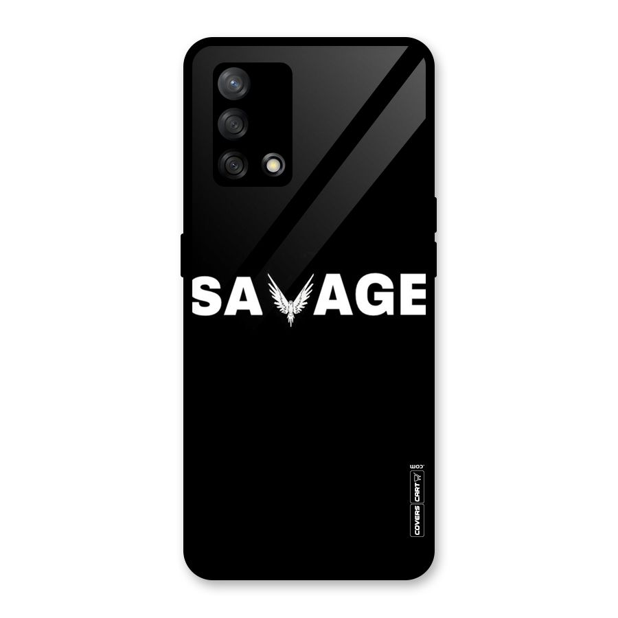 Savage Glass Back Case for Oppo F19