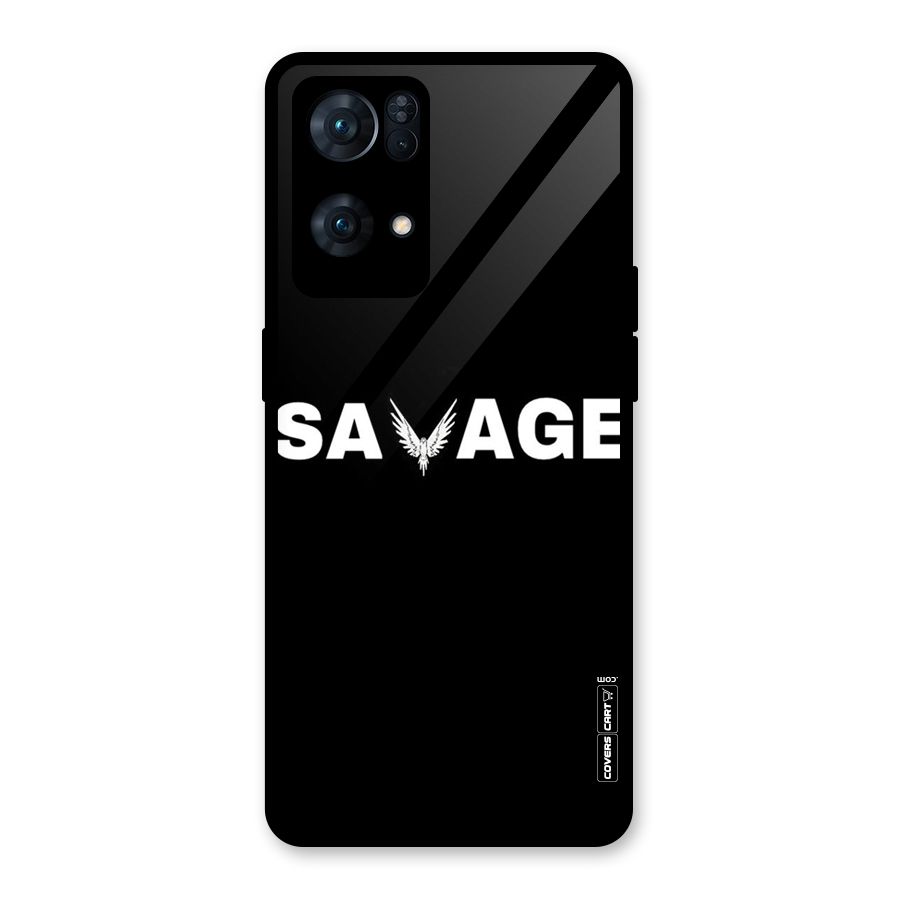 Savage Glass Back Case for Oppo Reno7 Pro 5G