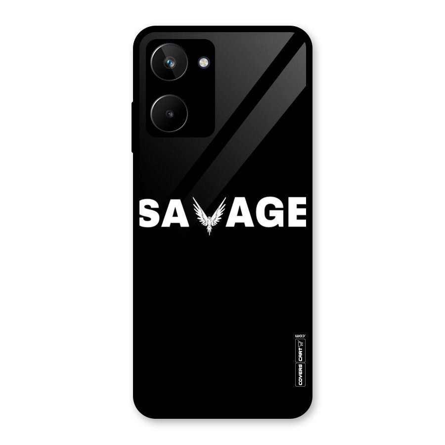 Savage Glass Back Case for Realme 10