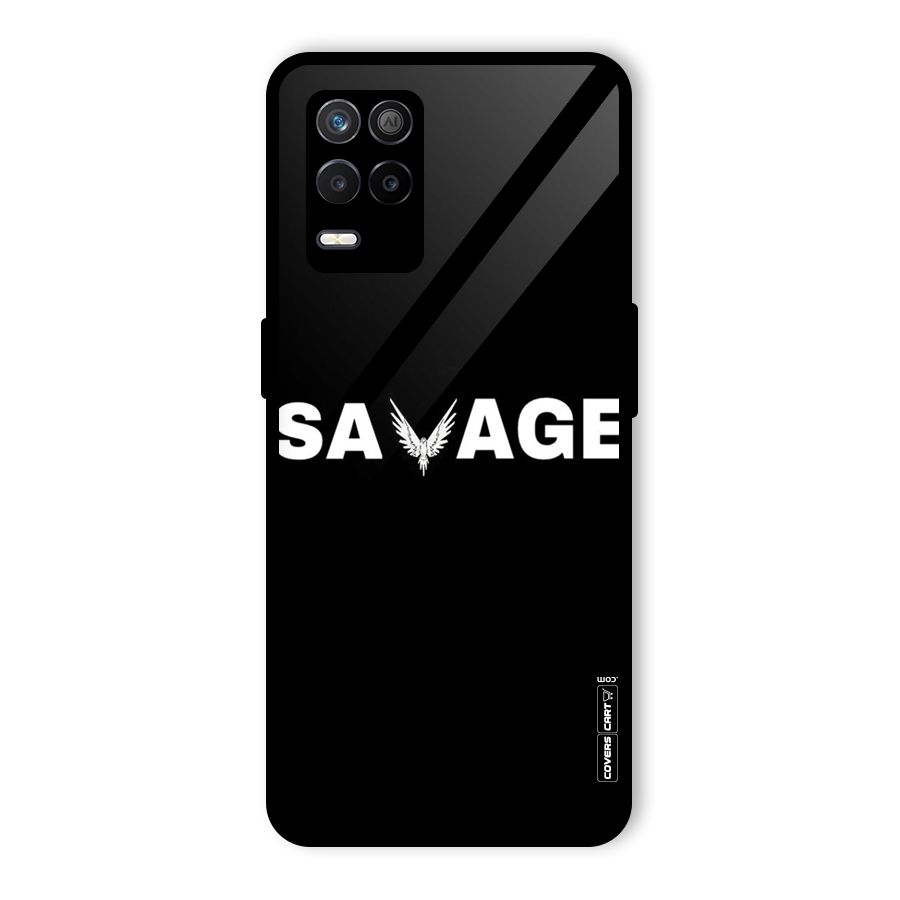 Savage Glass Back Case for Realme 8 5G