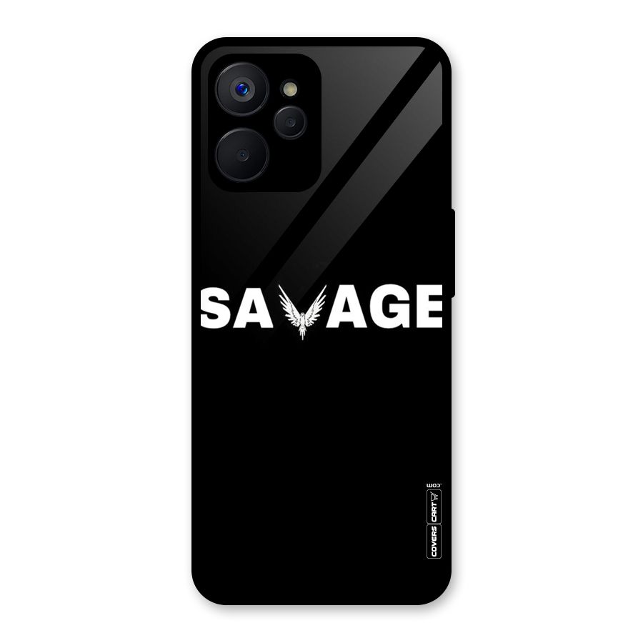Savage Glass Back Case for Realme 9i 5G