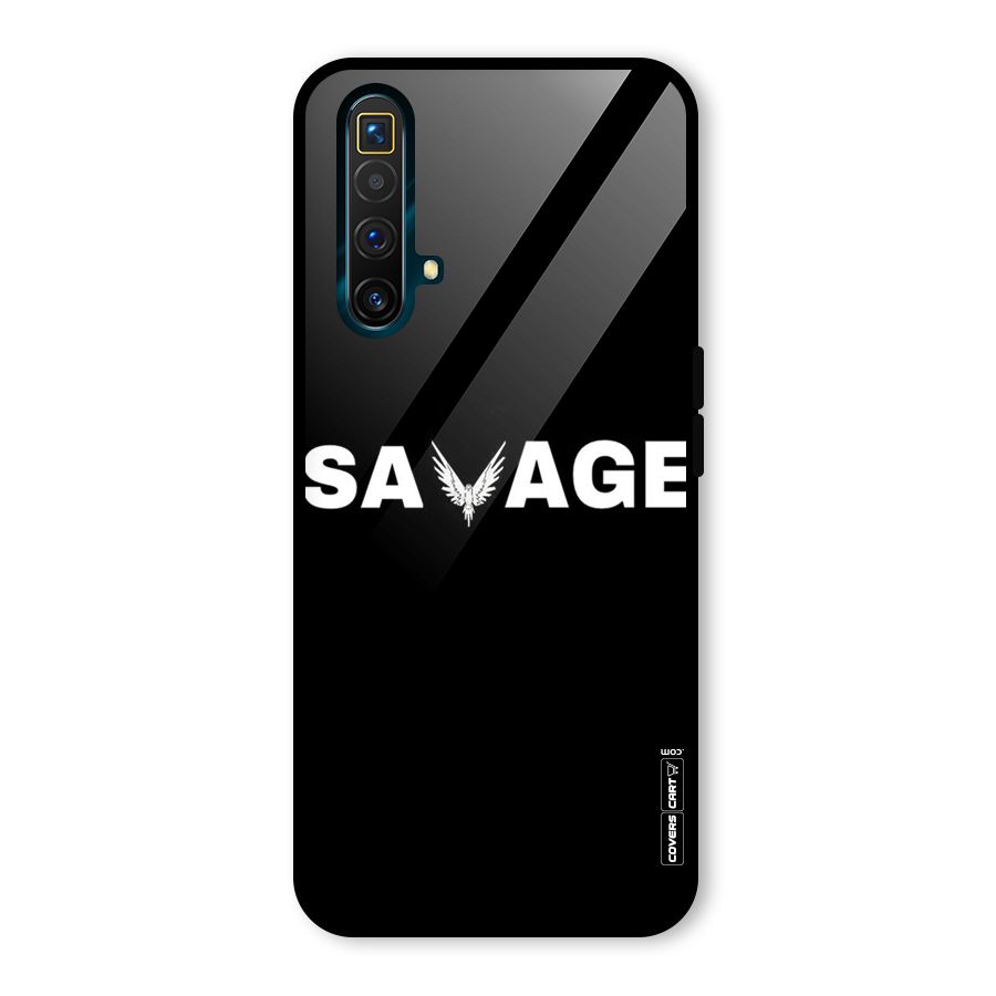 Savage Glass Back Case for Realme X3