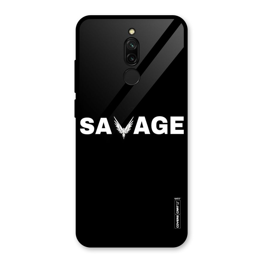 Savage Glass Back Case for Redmi 8