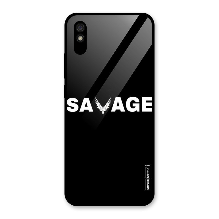 Savage Glass Back Case for Redmi 9i