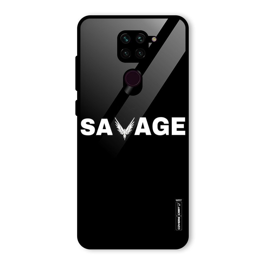 Savage Glass Back Case for Redmi Note 9