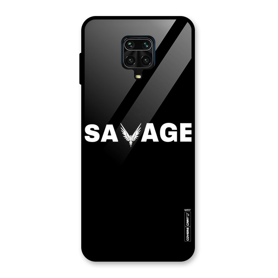 Savage Glass Back Case for Redmi Note 9 Pro Max