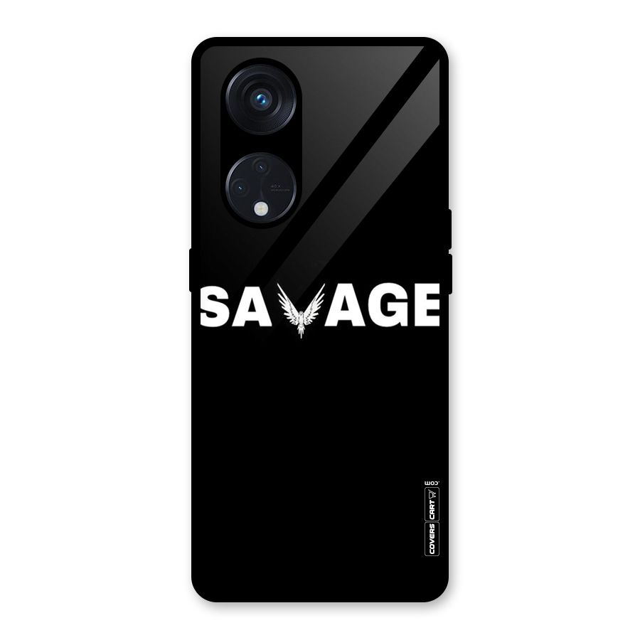 Savage Glass Back Case for Reno8 T 5G